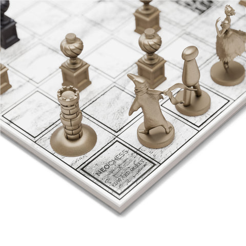 Neochess x Edward Gorey - Bronze Characters