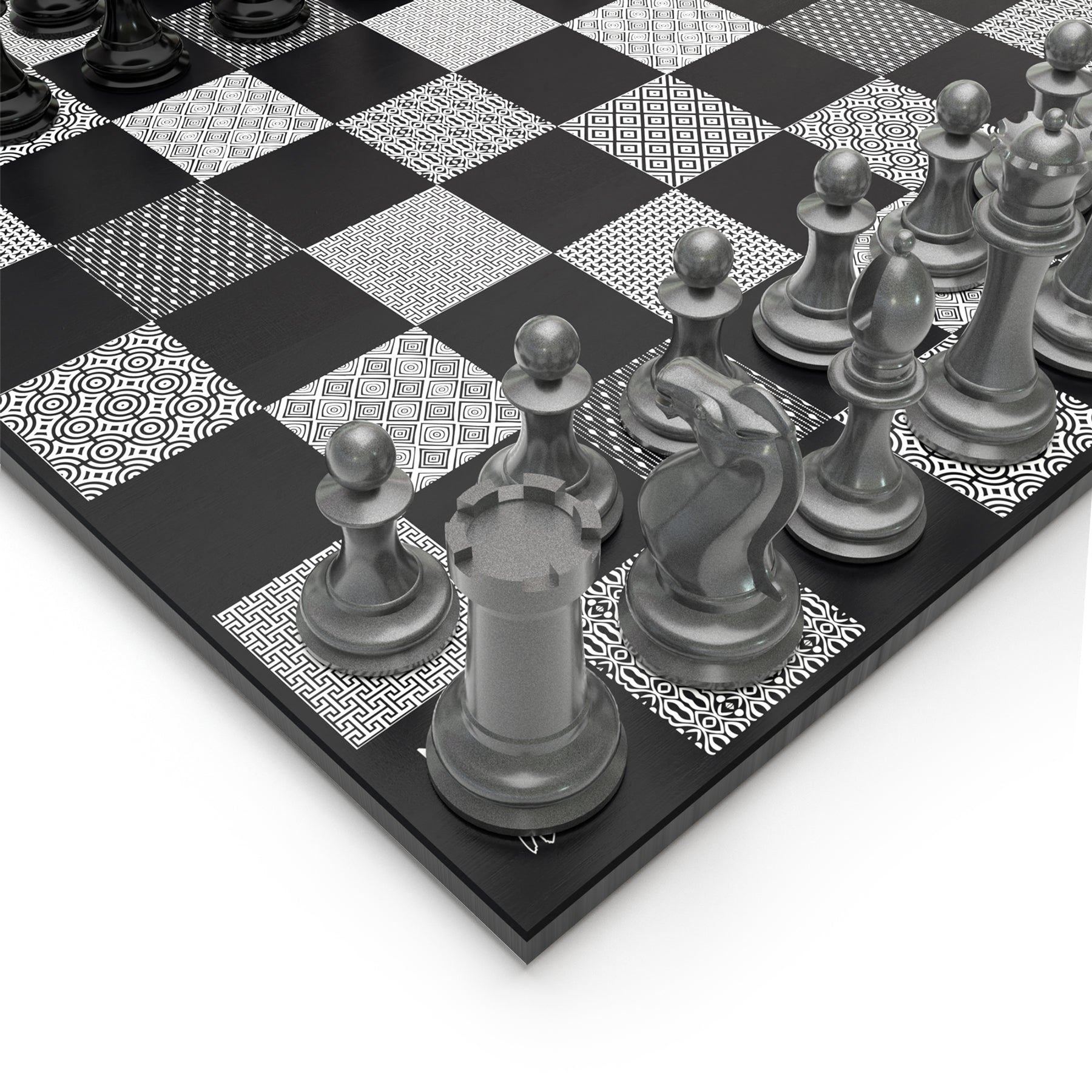 Neochess Bronze Series: Bronze vs. Black - Luxury Chess Set